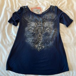Gorgeous bling top. New with tags!